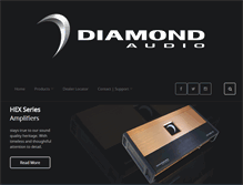 Tablet Screenshot of diamondaudio.com
